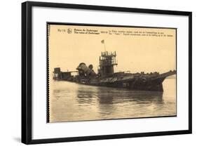 Kriegsschiffe, Englisches Torpedo Schiff-null-Framed Giclee Print