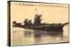 Kriegsschiffe, Englisches Torpedo Schiff-null-Stretched Canvas