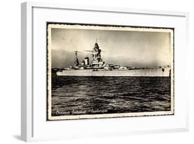 Kriegsschiffe Frankreich,Croiseur Cuirassé Dunkerque-null-Framed Giclee Print