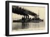 Kriegsschiffe Frankreich, Waldeck Rousseau, Croiseur-null-Framed Giclee Print