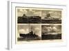 Kriegsschiffe, U Boot, Zerstörer, Schnellboot-null-Framed Giclee Print