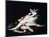 Kriemhild Throws Herself on Siegfried's Corpse, 1817-Henry Fuseli-Mounted Premium Giclee Print