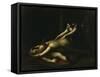 Kriemhild Throws Herself on Siegfried's Corpse-Henry Fuseli-Framed Stretched Canvas