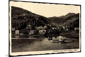 Krippen Elbe Bad Schandau, Dampfer Rathen-null-Mounted Giclee Print