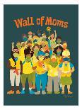 Wall of Moms-Kris Duran-Framed Stretched Canvas