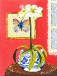 Blue & Brown Minimalist Floral IV-Kris Taylor-Art Print