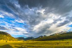 Beautiful Sunset in Moraine Park Colorado Rockies-Kris Wiktor-Photographic Print