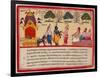 Krishna and Balarama Arrive in the Forest-null-Framed Art Print