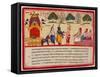 Krishna and Balarama Arrive in the Forest-null-Framed Stretched Canvas