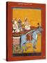 Krishna and Balarama Being Driven by Akrura to Mathura-null-Stretched Canvas