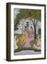 Krishna and Radha Making Music-null-Framed Premium Giclee Print