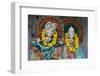 Krishna and Radha murthis (statues) in a Delhi Hindu temple, Delhi, India-Godong-Framed Photographic Print