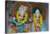 Krishna and Radha murthis (statues) in a Delhi Hindu temple, Delhi, India-Godong-Stretched Canvas