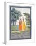 Krishna and Radha Walking by the Jumna in the Moonlight Having Exchanged Clothes, from the…-null-Framed Giclee Print