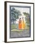 Krishna and Radha Walking by the Jumna in the Moonlight Having Exchanged Clothes, from the…-null-Framed Giclee Print