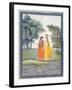 Krishna and Radha Walking by the Jumna in the Moonlight Having Exchanged Clothes, from the…-null-Framed Giclee Print