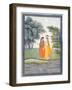 Krishna and Radha Walking by the Jumna in the Moonlight Having Exchanged Clothes, from the…-null-Framed Giclee Print