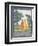 Krishna and Radha Walking by the Jumna in the Moonlight Having Exchanged Clothes, from the…-null-Framed Premium Giclee Print