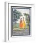 Krishna and Radha Walking by the Jumna in the Moonlight Having Exchanged Clothes, from the…-null-Framed Premium Giclee Print