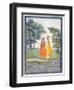 Krishna and Radha Walking by the Jumna in the Moonlight Having Exchanged Clothes, from the…-null-Framed Giclee Print