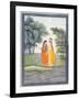 Krishna and Radha Walking by the Jumna in the Moonlight Having Exchanged Clothes, from the…-null-Framed Giclee Print