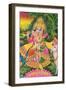Krishna and Radha-null-Framed Art Print