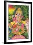 Krishna and Radha-null-Framed Art Print