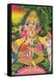 Krishna and Radha-null-Framed Stretched Canvas