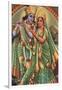 Krishna and Radha-null-Framed Art Print