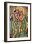 Krishna and Radha-null-Framed Premium Giclee Print