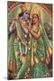 Krishna and Radha-null-Mounted Premium Giclee Print