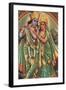 Krishna and Radha-null-Framed Art Print