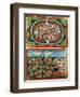 Krishna Attacking the Impregnable Castle of Prag-Jyoshita-null-Framed Giclee Print