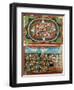 Krishna Attacking the Impregnable Castle of Prag-Jyoshita-null-Framed Giclee Print