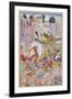 Krishna Cleaves the Demon Narakasura with His Discus, C.1585-90-null-Framed Giclee Print