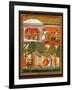 Krishna Dances with the Gopis-null-Framed Art Print