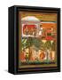 Krishna Dances with the Gopis-null-Framed Stretched Canvas