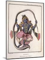 Krishna Dancing on the Kaliya Serpent-Pierre Sonnerat-Mounted Giclee Print