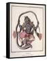 Krishna Dancing on the Kaliya Serpent-Pierre Sonnerat-Framed Stretched Canvas