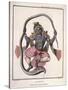 Krishna Dancing on the Kaliya Serpent-Pierre Sonnerat-Stretched Canvas