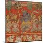 Krishna Dancing with Gopis in Vrindavan-null-Mounted Art Print