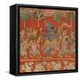 Krishna Dancing with Gopis in Vrindavan-null-Framed Stretched Canvas