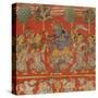 Krishna Dancing with Gopis in Vrindavan-null-Stretched Canvas