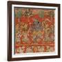 Krishna Dancing with Gopis in Vrindavan-null-Framed Art Print