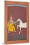 Krishna Destroys the Horse Demon Keshi-null-Mounted Art Print