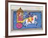 Krishna, Hindu Deity, an Avatar of Vishnu, 17th Century-null-Framed Giclee Print