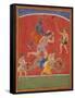 Krishna Killing King Kamsa and Balarama Slaying a Wrestler-null-Framed Stretched Canvas
