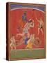 Krishna Killing King Kamsa and Balarama Slaying a Wrestler-null-Stretched Canvas