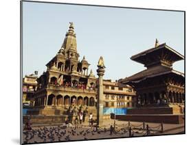 Krishna Mandir, a 7th Century Hindu Temple, UNESCO World Heritage Dite, Durbar Square, Patan, Nepal-Christian Kober-Mounted Photographic Print