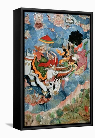 Krishna's Combat with Indra, C.1590-null-Framed Stretched Canvas